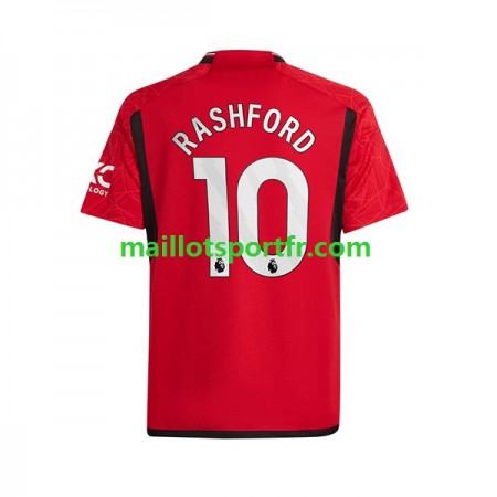 Maillot de Foot Manchester United Marcus Rashford 10 Domicile 2023/24